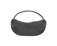 Nina Half Moon Crystal Netting Bag