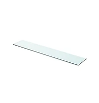 Shelf Panel Glass Clear 31.5"x5.9"