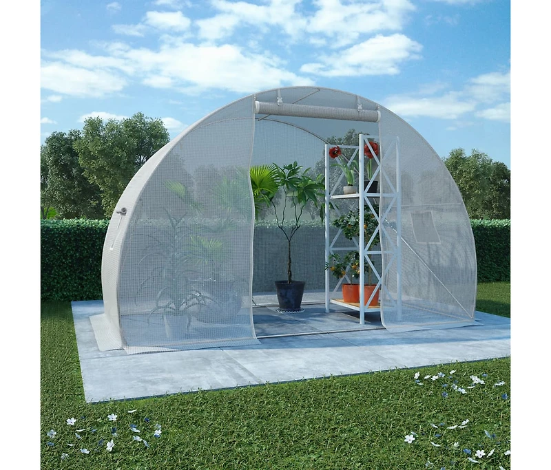 vidaXL Greenhouse 48.4 ft² 118.1"x59.1"x78.7"