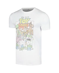 Men's and Women's White Toy Story Group T-shirt