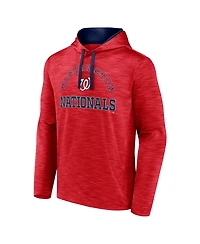 Men's Fanatics Red Washington Nationals Seven Games Pullover Hoodie