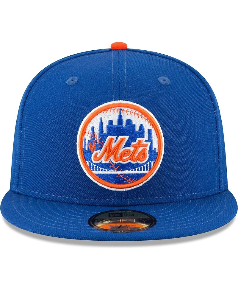 Men's New Era Blue York Mets Cooperstown Collection Wool 59FIFTY Fitted Hat