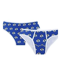 Women's Concepts Sport Royal Los Angeles Rams Gauge Allover Print Knit Panties