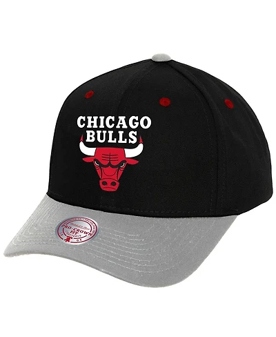Men's Mitchell & Ness Black, Gray Chicago Bulls Pro Crown Adjustable Hat