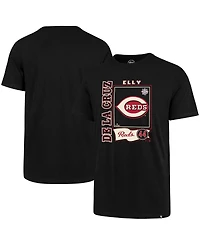 Men's '47 Brand Elly De La Cruz Black Cincinnati Reds Graphic T-Shirt