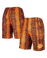 Men's New Era Orange Kansas City Chiefs Summer Pop Shorts