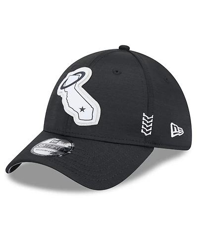 Men's New Era Los Angeles Angels 2024 Clubhouse 39THIRTY Flex Fit Hat