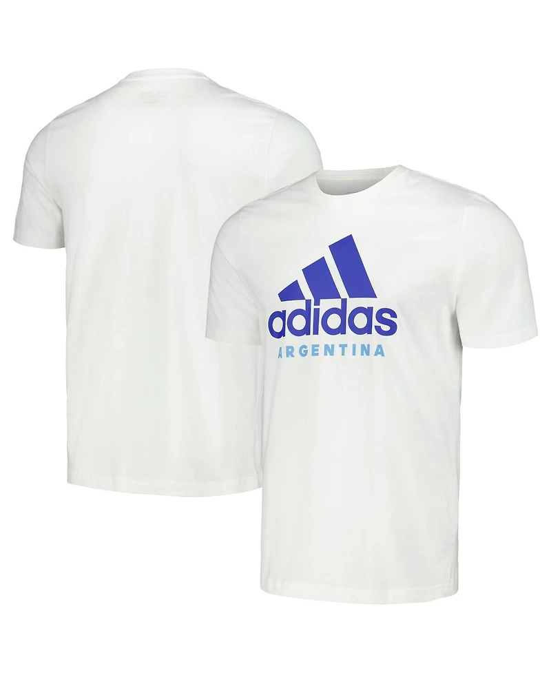Men's adidas White Argentina National Team 2024 Dna T-shirt