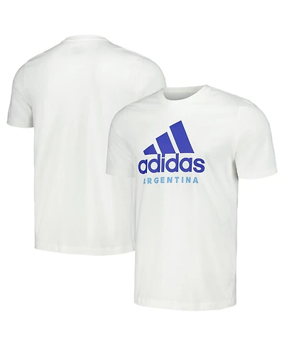 Men's adidas White Argentina National Team 2024 Dna T-shirt
