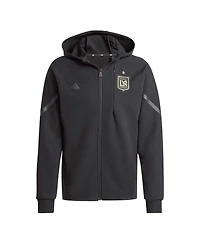 Men's adidas Black Lafc 2024 Anthem Travel Full-Zip Jacket