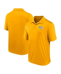 Men's Fanatics Gold Nashville Predators Left Side Block Polo Shirt