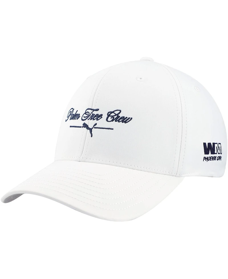 Men's Puma x Ptc White Wm Phoenix Open Script Adjustable Hat