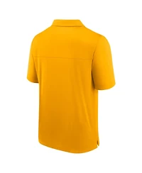 Men's Fanatics Gold Nashville Predators Left Side Block Polo Shirt