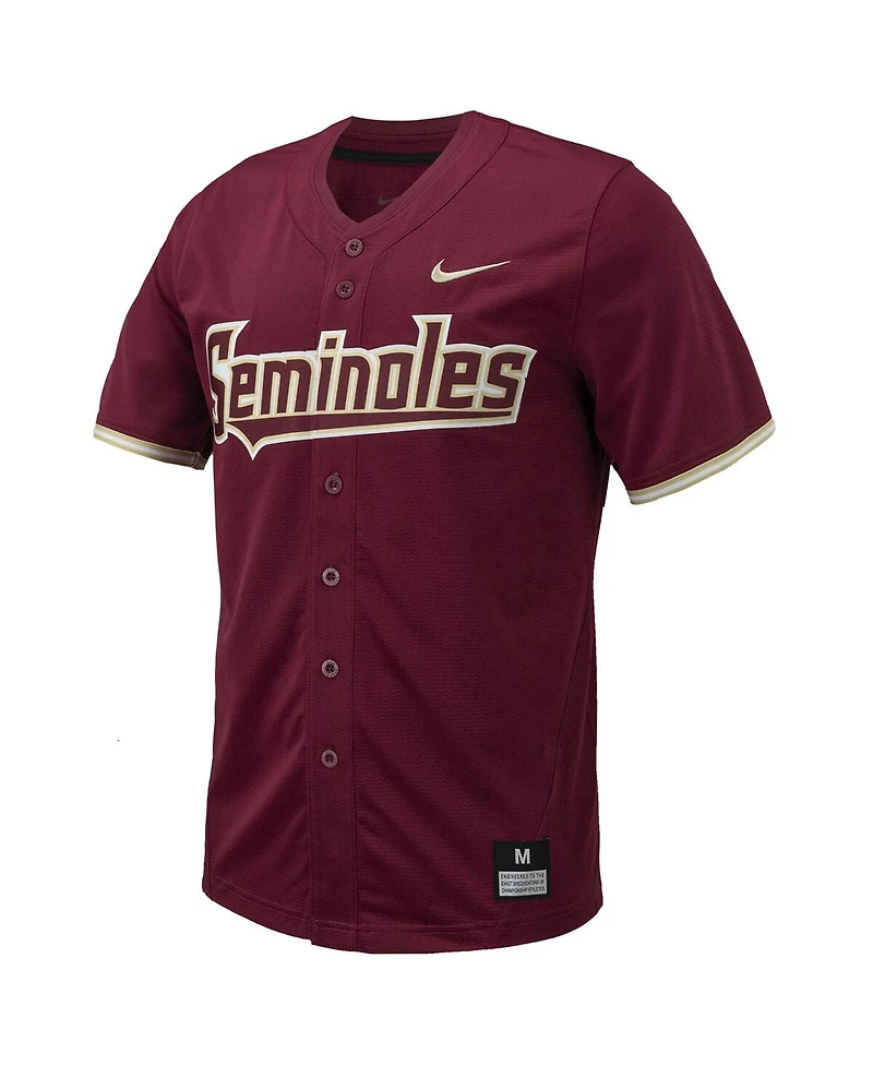 Nike Men's Florida State Seminoles Replica Full-Button Baseball Jersey
