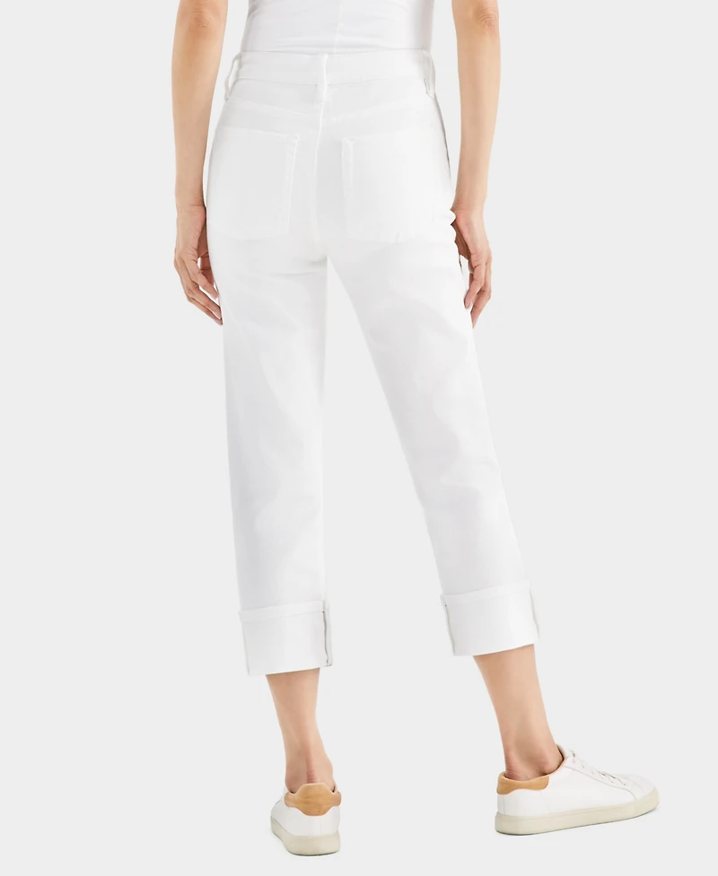 Style & Co Women's High-Rise Cuffed Capri Jeans, Exclusively at Macy's