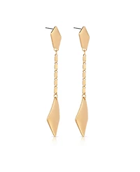 Ettika 18k Gold Plated Kite Drop Earrings