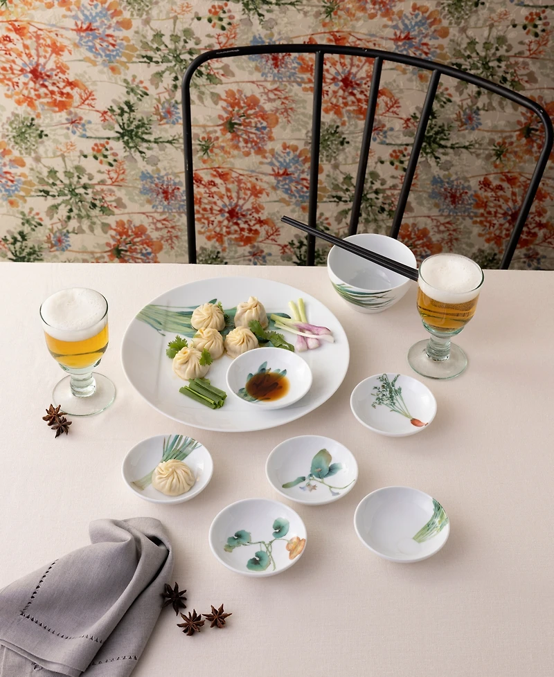 Noritake Kyoka Shunsai Small Plates Set/6