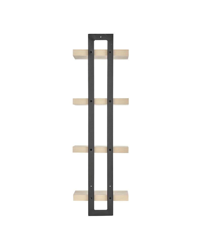 Danya B 4-Tier Ladder Bracket Floating Wall Shelves