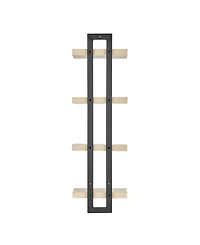 Danya B 4-Tier Ladder Bracket Floating Wall Shelves