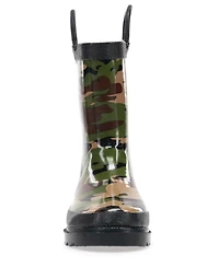 Toddler Little Boy's and Big Camo Rain Boot