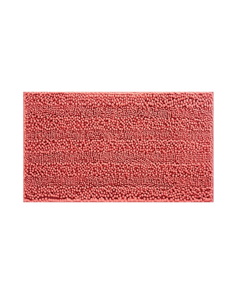 Laura Ashley Astor Chenille Bath Mat, 17" x 24"