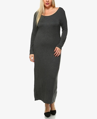 White Mark Plus Ria Dress