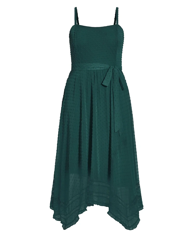 City Chic Plus Flirty Nature Dress