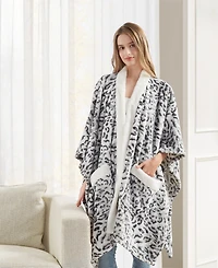 Premier Comfort Cozy Plush Printed Wrap, 50" x 70", Exclusively at Macy's