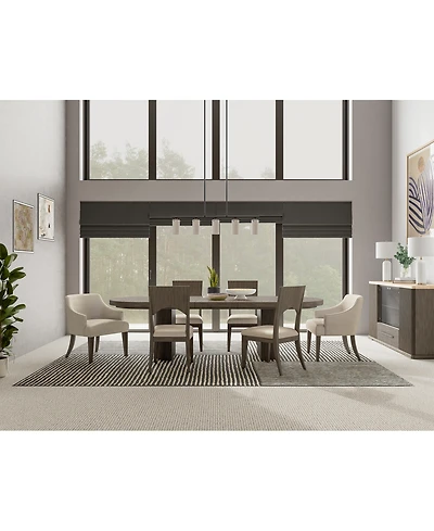 Frandlyn 7pc Dining Set (Table + 4 Side Chairs + 2 Host Chairs)
