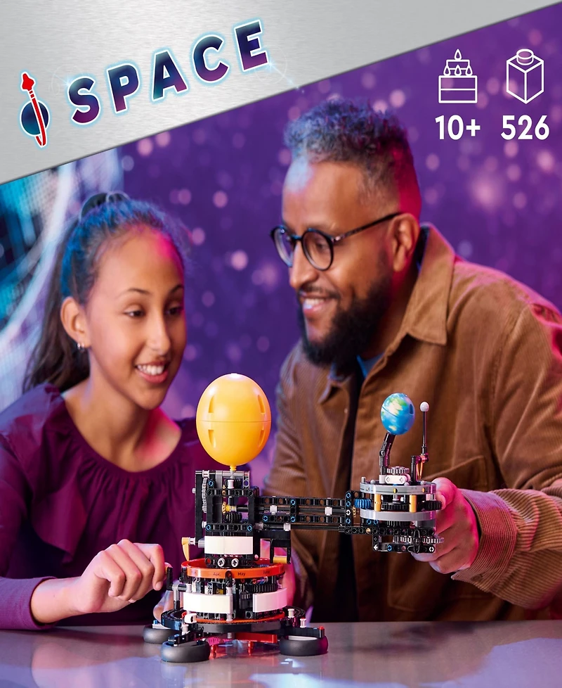 Lego Technic Planet Earth and Moon in Orbit 42179 Building Set, 526 Pieces