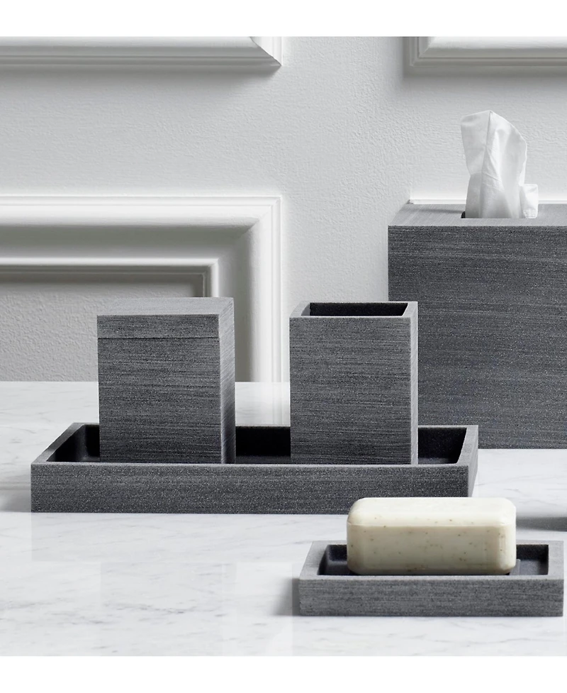 Cassadecor Dune Textured Resin Bathroom Jar