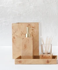 Cassadecor Petra Burl Wood Soap/Lotion Dispenser