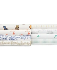 Tommy Bahama Beach Chairs Cotton Percale 4 Piece Sheet Set