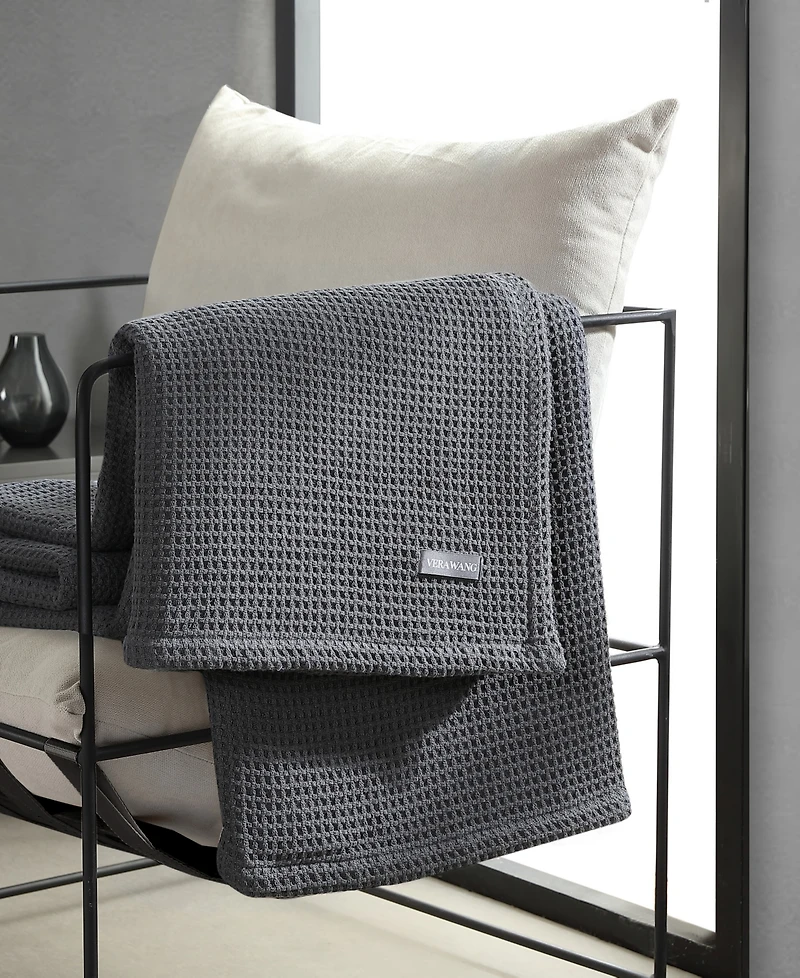 Vera Wang Waffleweave Blanket, King