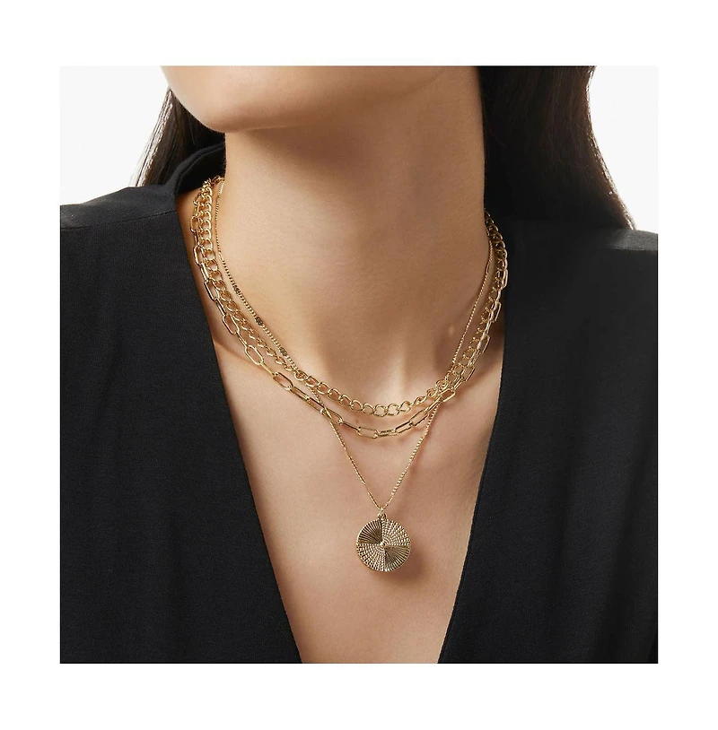 Ana Luisa Layered Chain Necklace - Michelle Set