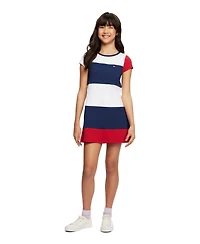 Tommy Hilfiger Big Girls Colorblocked Jersey Dress