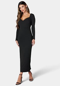 Bebe Women's Open Back Ankle Dress