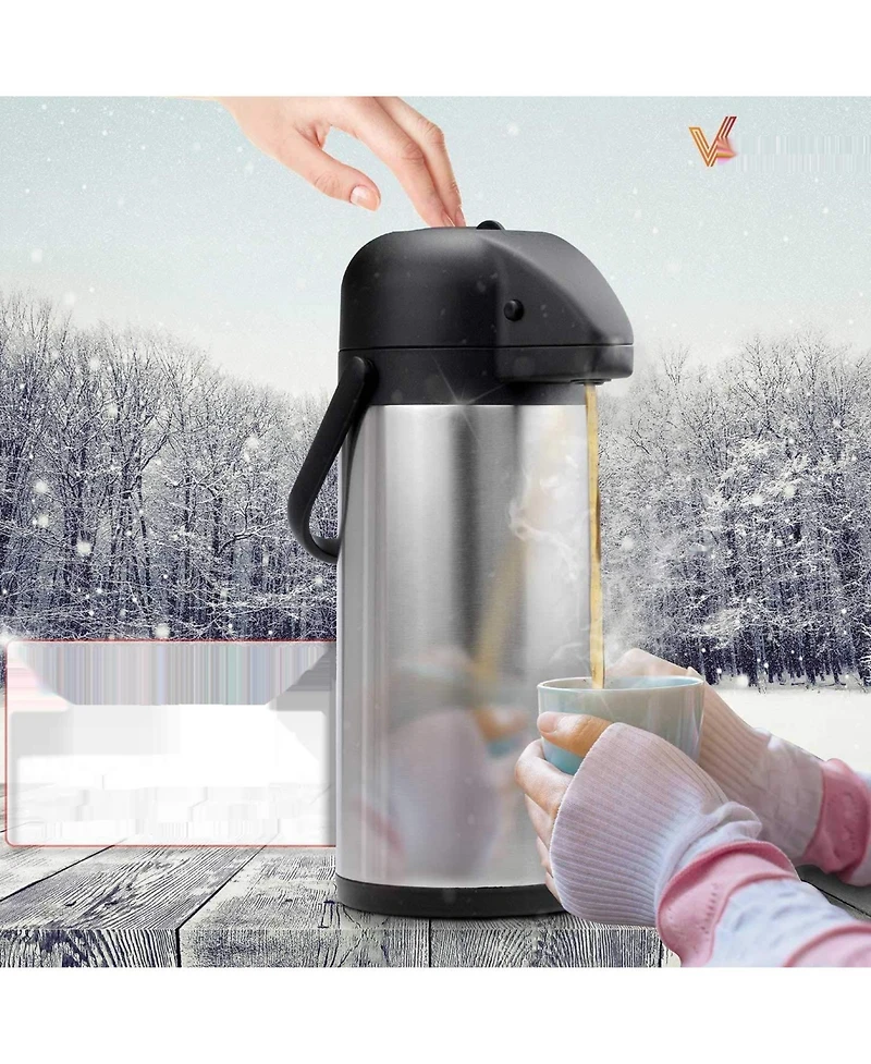 Vondior Thermal Coffee Carafe Dispenser oz: Insulated Hot/Cold Stainless Steel