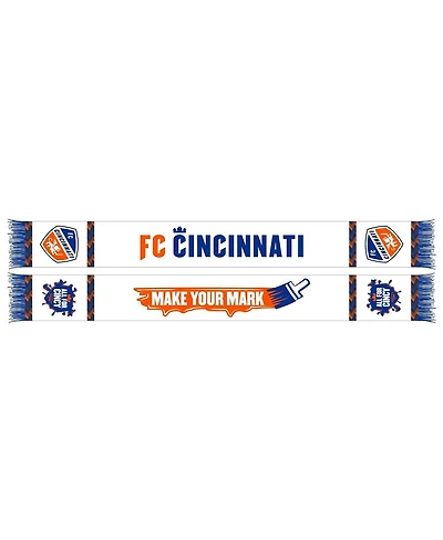 Men's and Women's White Fc Cincinnati 2024 Jersey Hook Scarf