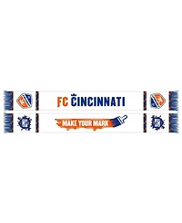 Men's and Women's White Fc Cincinnati 2024 Jersey Hook Scarf
