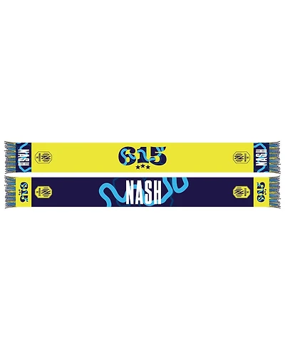 Men's and Women's Yellow Nashville Sc 2024 Jersey Hook Scarf
