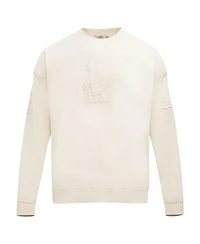 Men's Pro Standard Cream St. Louis Cardinals Neutral Drop Shoulder Pullover Sweatshirt