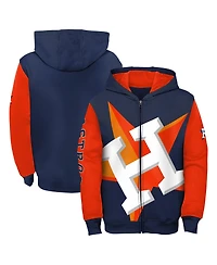 Toddler Boys and Girls Navy Houston Astros Postcard Full-Zip Hoodie