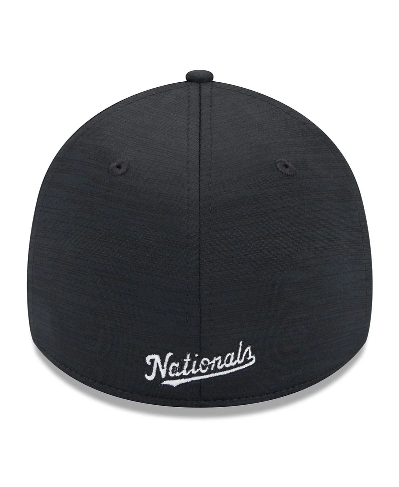 New Era Men's Washington Nationals 2024 Clubhouse 39THIRTY Flex Fit Hat