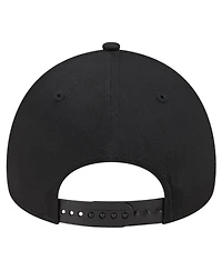 Men's New Era Black Baltimore Orioles Team Color A-Frame 9FORTY Adjustable Hat