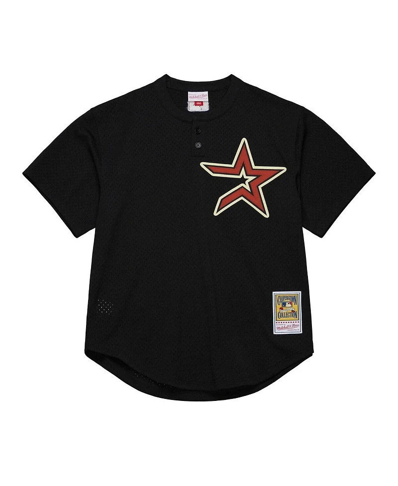 Men's Mitchell & Ness Jeff Bagwell Black Houston Astros Cooperstown Mesh Batting Practice Jersey