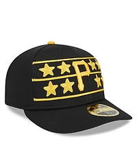 Men's New Era Black Pittsburgh Pirates 2024 Batting Practice Low Profile 59FIFTY Fitted Hat