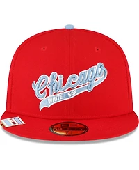 Men's New Era Red Chicago White Sox City Flag 59FIFTY Fitted Hat
