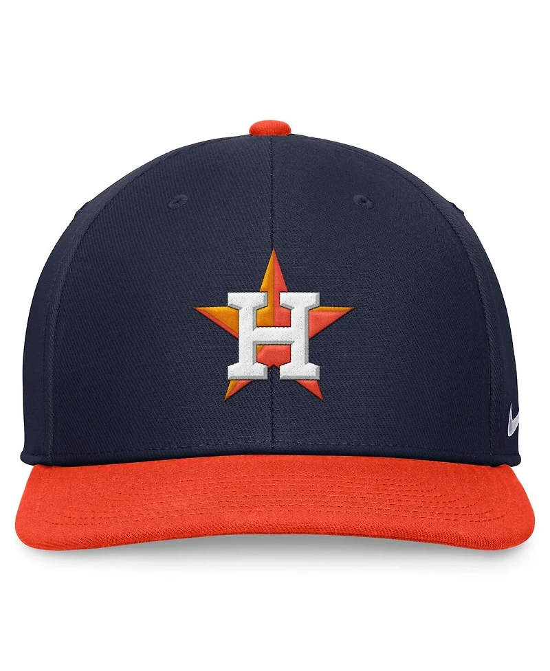 Men's Nike Navy, Orange Houston Astros Evergreen Two-Tone Snapback Hat