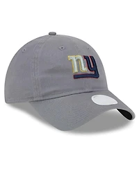 Women's New Era Gray New York Giants Color Pack Multi 9TWENTY Adjustable Hat